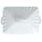 Hello Honey® 13.5" White Chic Farmhouse Enameled Bread Box